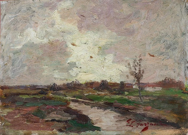 Paesaggio con fiumiciattolo